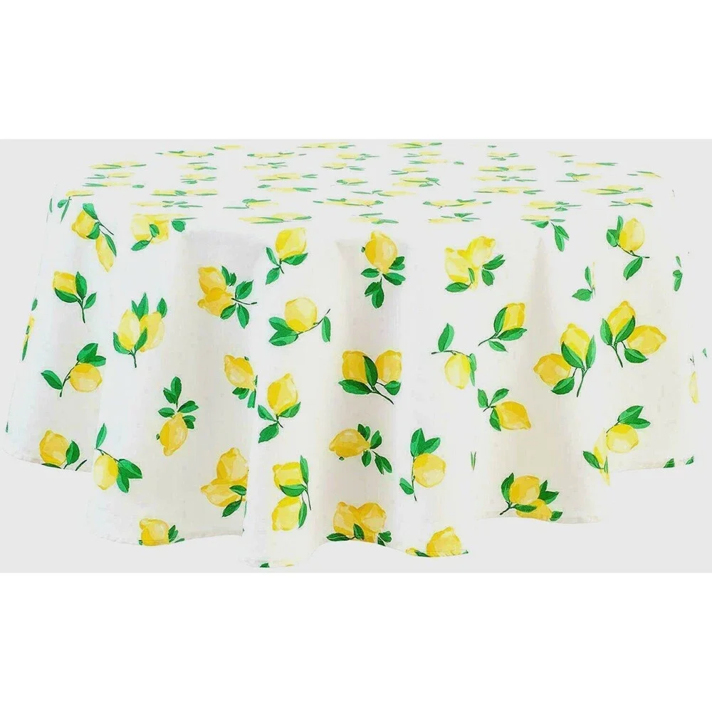 kate spade Make Lemonade Fabric Tablecloth 70